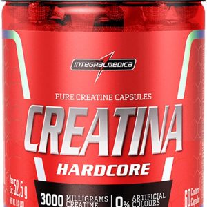 Integralmedica - Creatina em Cápsulas Hardcore - 100% Pura e Monohidratada - 120 Cápsulas