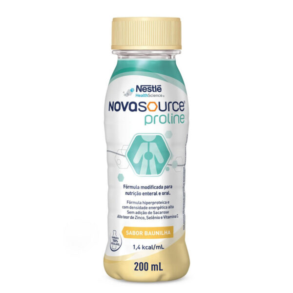 Nestle Nutrition Nutrição Enteral e Oral Nestlé Novasource Proline Baunilha 200ml