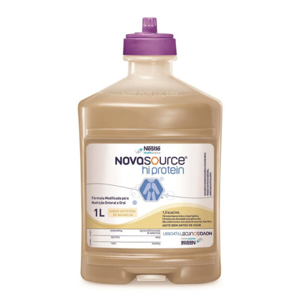 Nestle Nutrition Nutrição Enteral Novasource Hi Protein Baunilha Sistema Fechado 1L