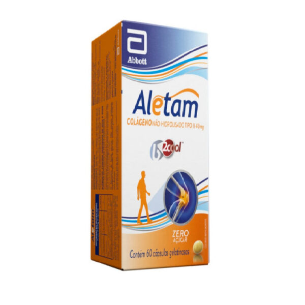 Abbott Colágeno Não Hidrolisado Tipo II Aletam 40mg 60 Cápsulas Gelatinosas