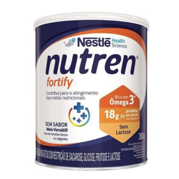 Nutren Complemento Alimentar Nestlé Fortify Sem Sabor 360g