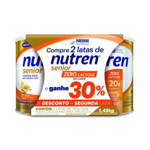 Nutren Composto Lácteo Senior Zero Lactose Sem Sabor 1,48kg