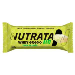 Nutrata Barra Proteica Whey Grego Torta de Limão 40g