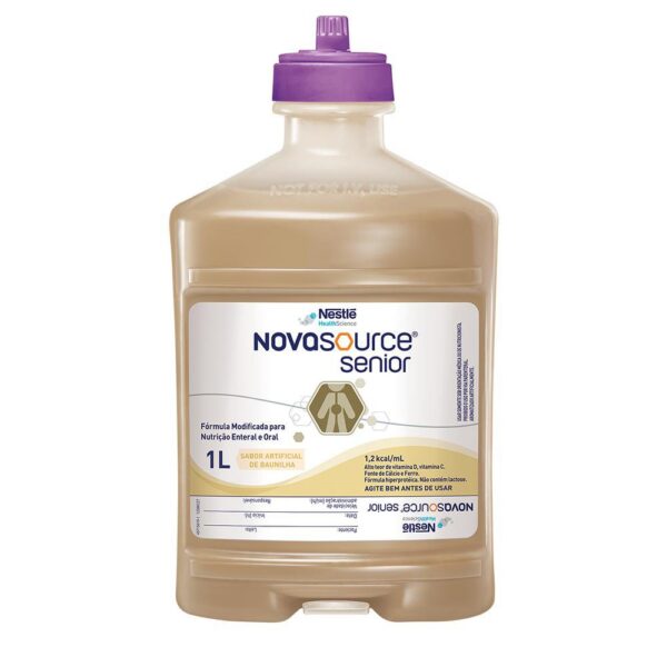 Nestle Nutrition Nutrição Enteral e Oral Novasource Senior Baunilha Sistema Fechado 1L
