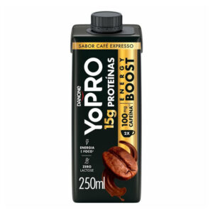 YOPRO UHT Energy Boost 15g Proteínas Café Expresso Zero Lactose 250ml