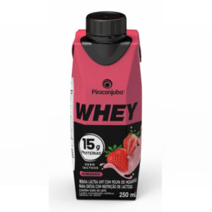Piracanjuba Whey 15g Zero Lactose Morango 250ml