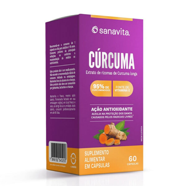 Sanavita Cúrcuma 60 Cápsulas