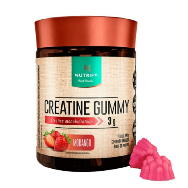 Nutrify Creatine Gummy Morango 60 Unidades