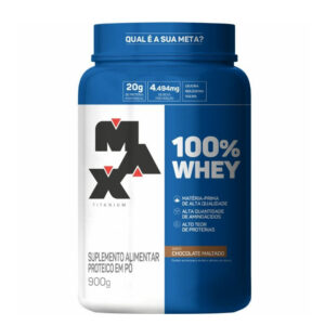 MAX Titanium 100% Whey Chocolate Maltado 900g