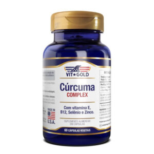 VIT GOLD Cúrcuma Complex 60 Cápsulas Vegetais