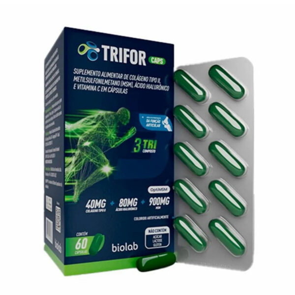 Biolab Trifor 40mg + 80mg + 900mg 60 Cápsulas