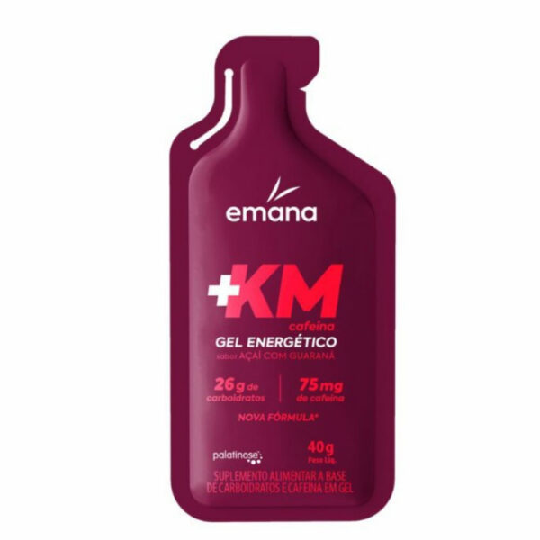 EMANA Gel Energético +KM Cafeína Sabor Açaí com Guaraná 40g