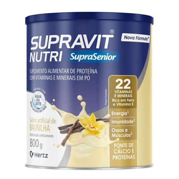 Supravit Hertz Nutri SupraSenior Baunilha 800g