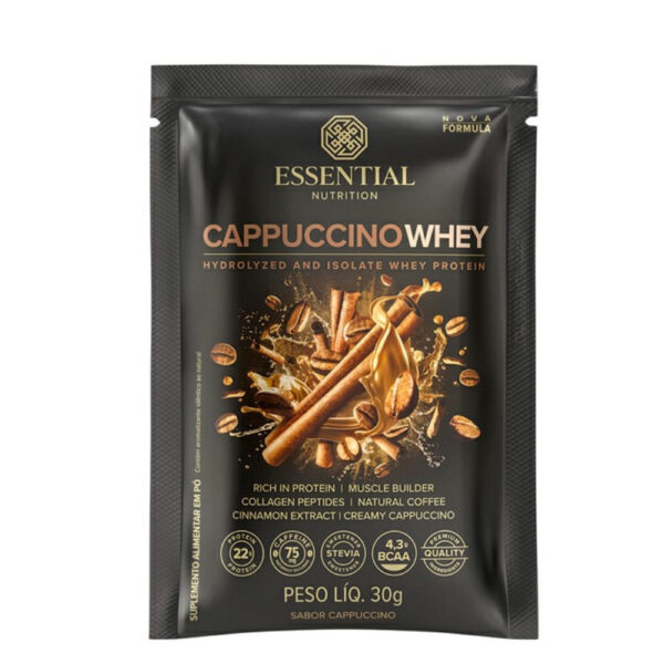 Essential Nutrition Cappuccino Whey Sabor Cappuccino 30g