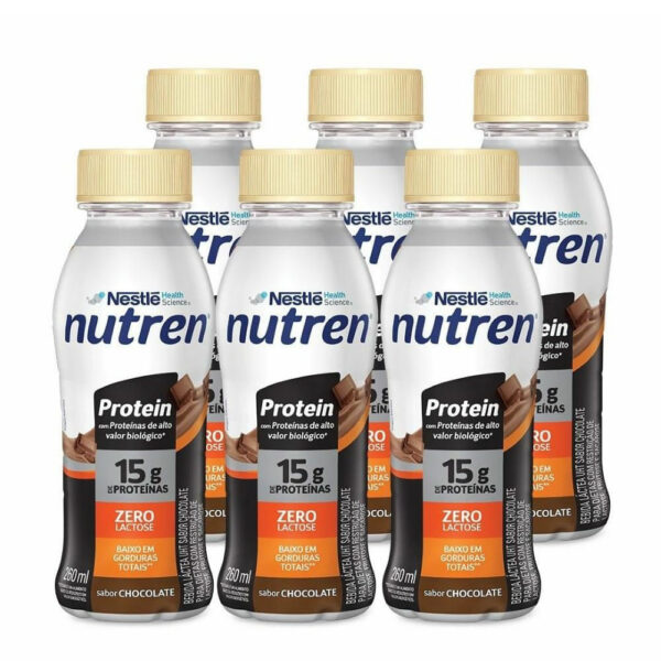 Nutren Protein Sabor Chocolate Pack 6 unidades 260ml cada