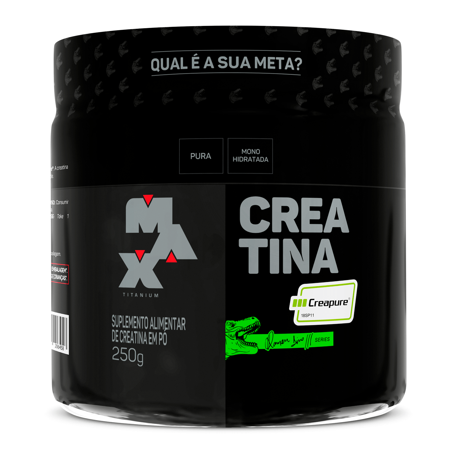 Max Titanium Creatina Creapure 250g – Linha Dino