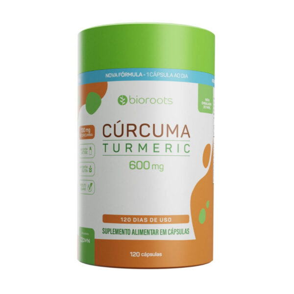 Divina Pharma Curcuma 600Mg Bioroots 120 Cápsulas