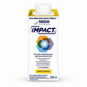 Nestle Nutrition Nutrição Enteral e Oral Impact Banana 200ml