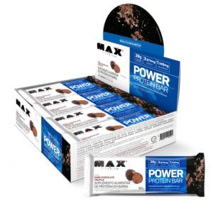 Max Titanium Power Protein Bar 90G Display com 8 unid