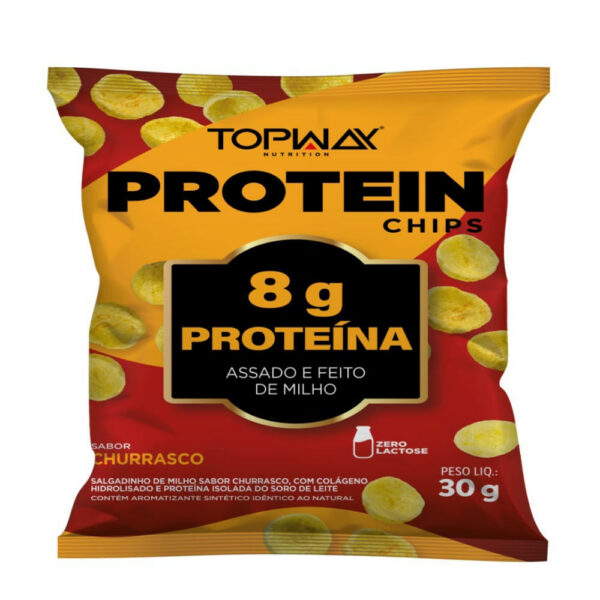 Topway Salgadinho Protein Chips Churrasco 30g