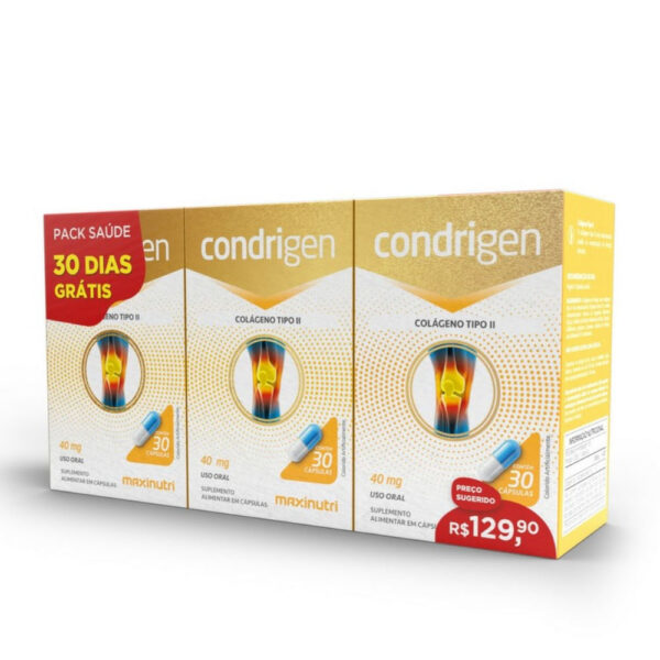 Maxinutri Condrigen Colágeno Tipo II 90 Cápsulas