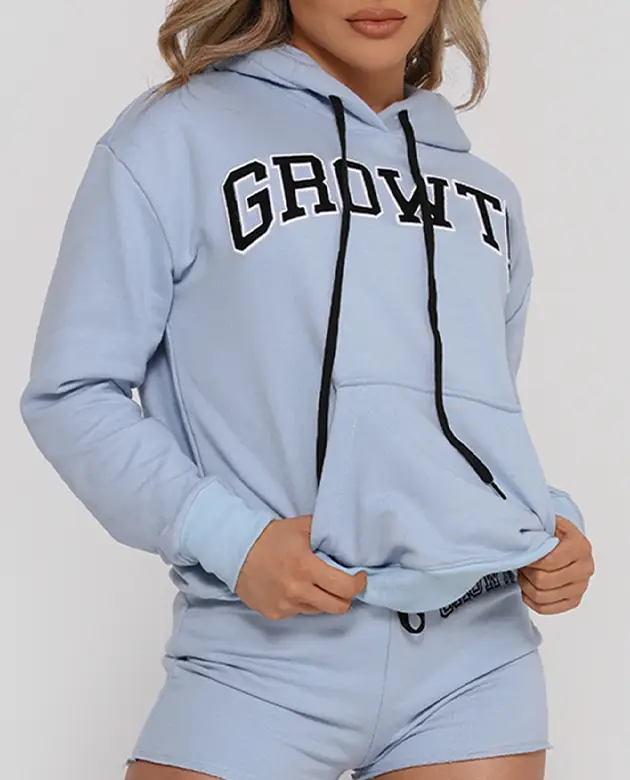 Blusão Moletom Growth Azul