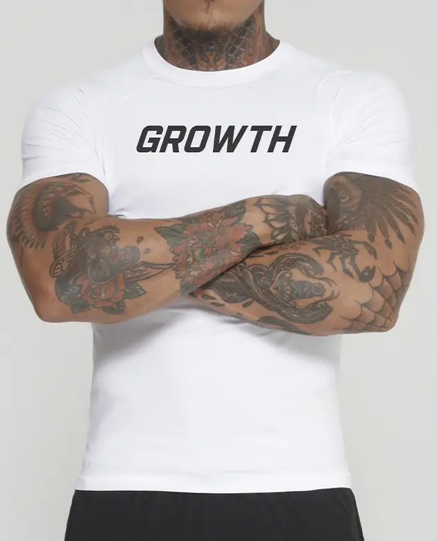 Camiseta Preta Termica Segunda Pele Growth