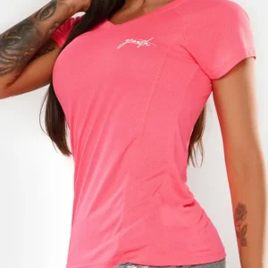 Camiseta Feminina Growth Manuscrito Rosa