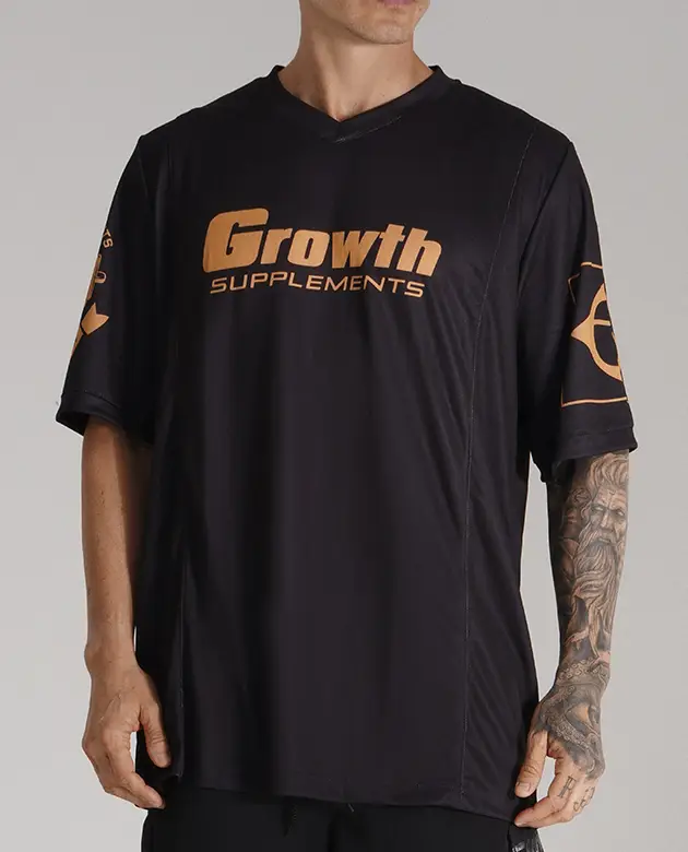 Camiseta Futebol Americano Preta Since 2009 Growth