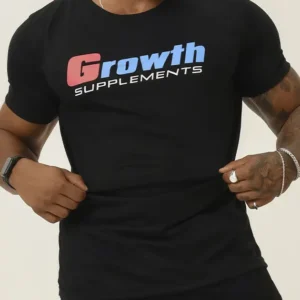 CAMISETA GROWTH CASUAL PRETA
