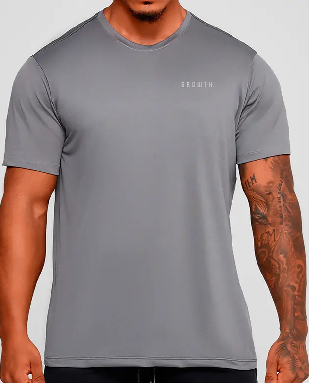 Camiseta Growth Dry Pure Cinza