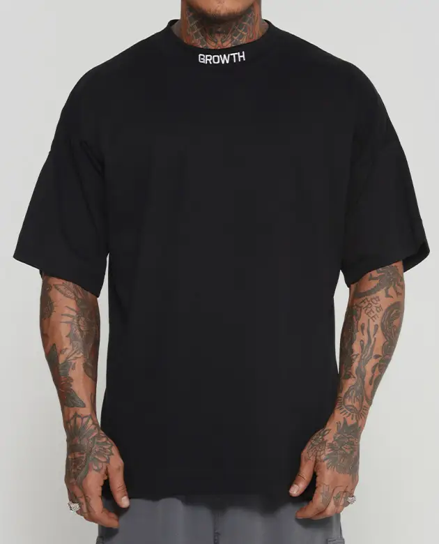 Camiseta Growth Oversized Black