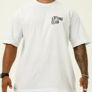 Camiseta Growth Oversized Lifting Branco
