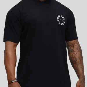 Camiseta Growth Oversized Power Preto