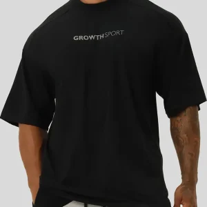 Camiseta Growth Sport Oversized Preston Preto
