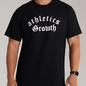 Camiseta Preta Athletics Growth Got
