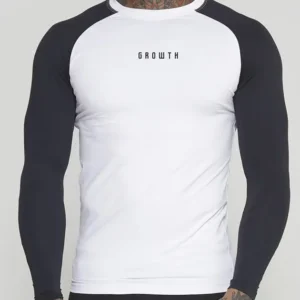 Camiseta Termica Manga Longa Growth Under Duo Branca/Preta