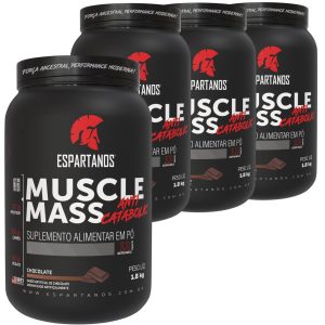 Combo 4x Muscle Mass Hipercalórico