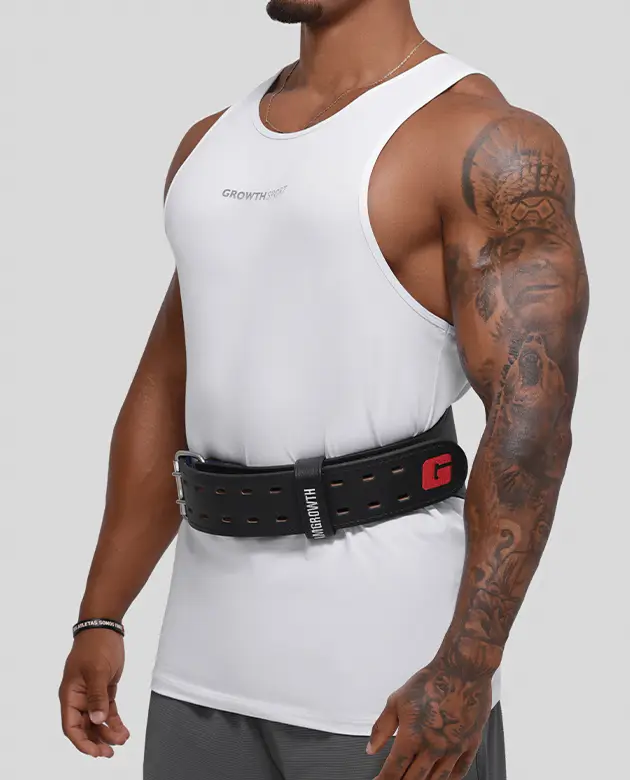 Cinturão Couro Growth – Somos todos atletas somos todos Growth