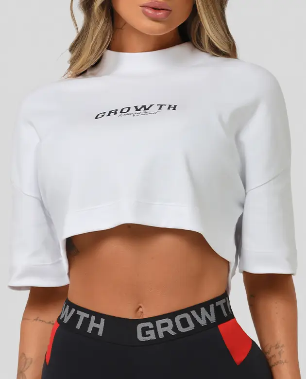 Cropped Growth Oversized Achievement Branco