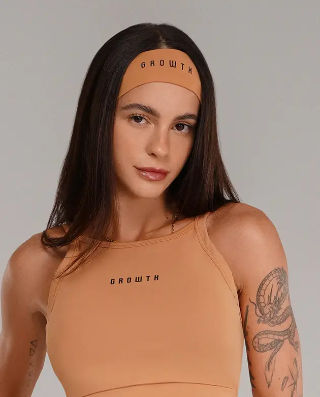 Faixa De Cabelo Growth Beaut Marrom Frape