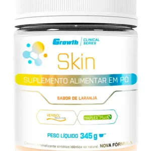 Growth Skin Colágeno Tipo 1 + Colágeno Verisol + Ácido Hialurônico + Vitamina C 300g