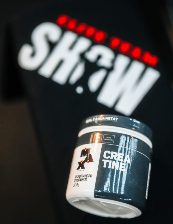 Max Titanium Kit Elite Team Show: Creatina 300g + Camiseta Exclusiva