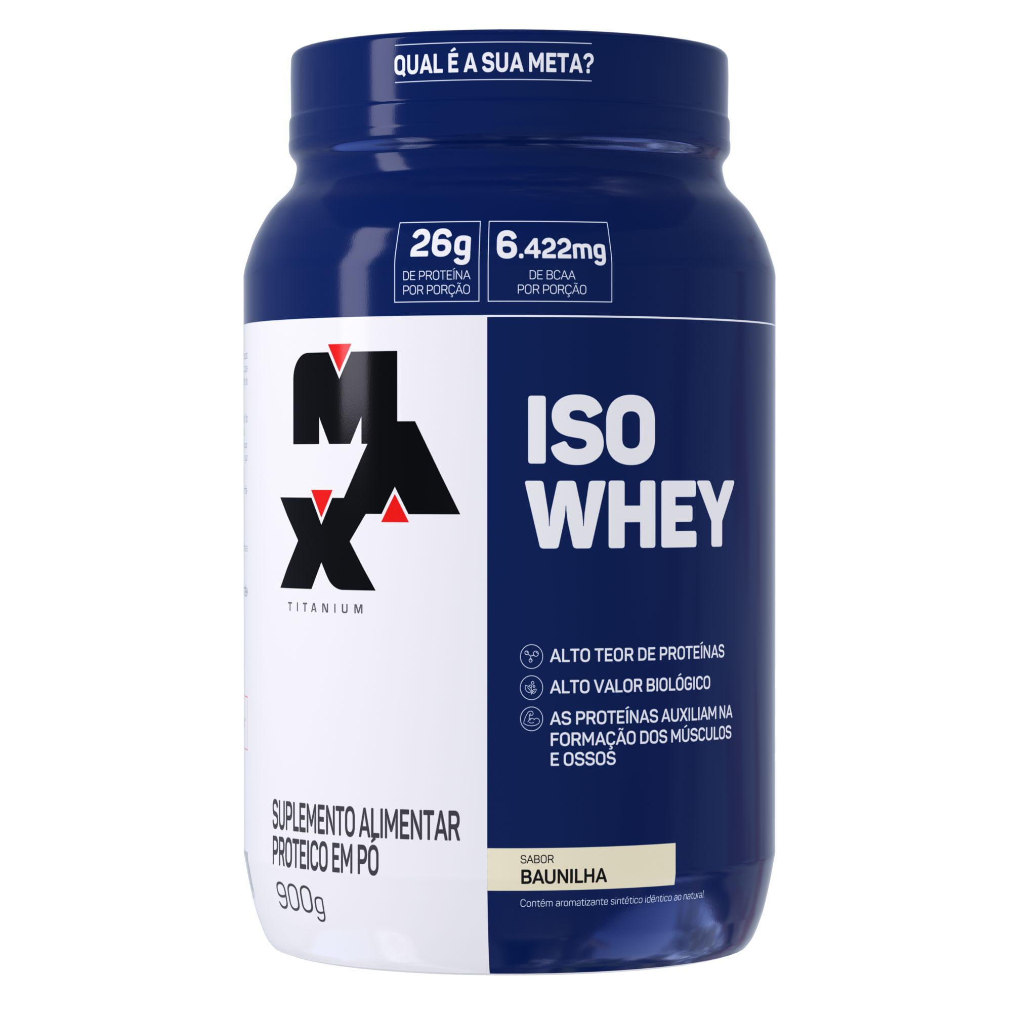 Max Titanium Whey Protein Isolado IsoWhey 900g