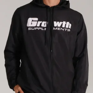 Jaqueta Preta Corta Vento Esmaga