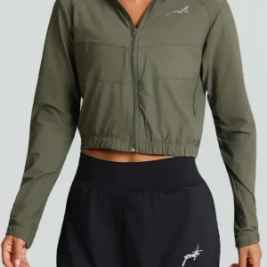 Jaqueta Zíper Growth Verde Militar