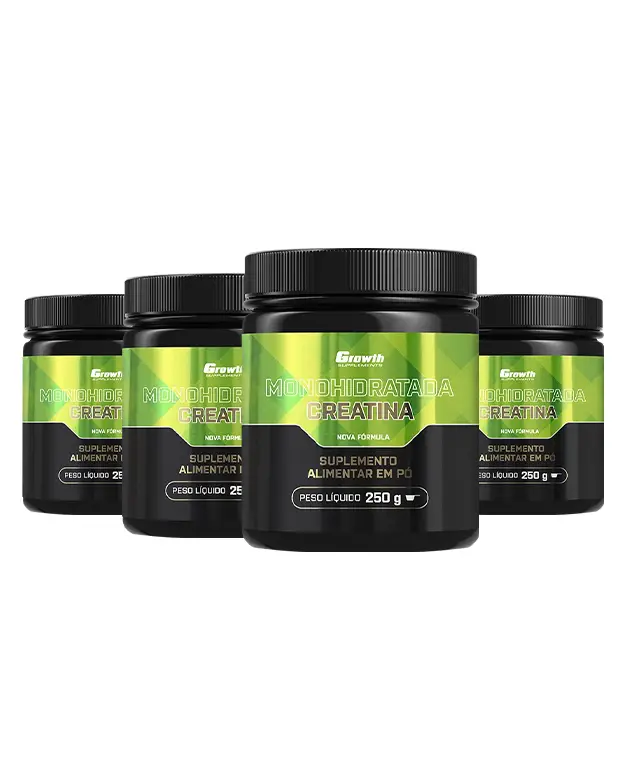 Kit Creatina Monohidratada 1kg