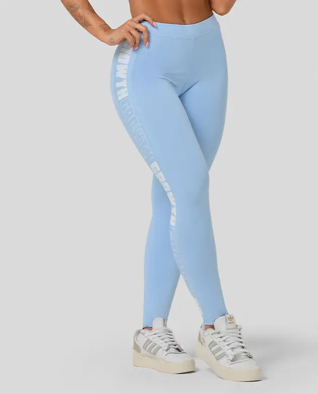 Legging Azul Bebe Ad Recorte Logo Growth