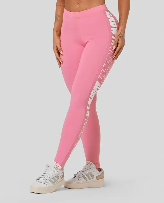 Legging Rosa Claro Ad Recorte Logo Growth