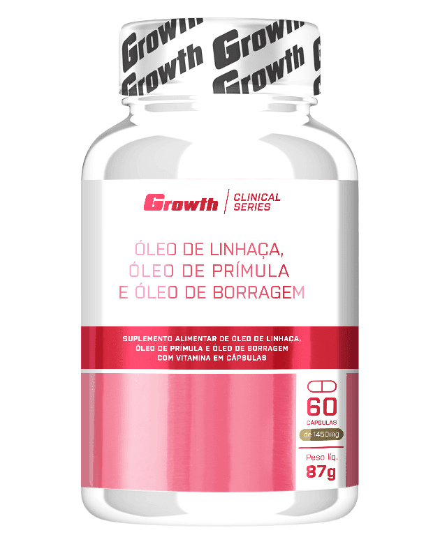 Óleo De Linhaça, Óleo De Prímula E Óleo De Borragem 60Soft